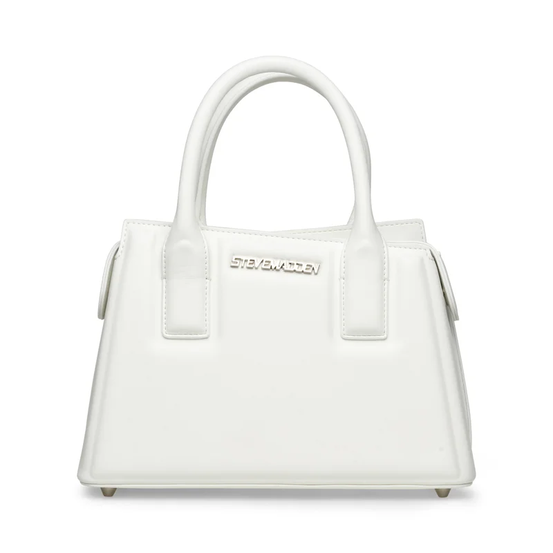 Steve madden birna white tote bag
